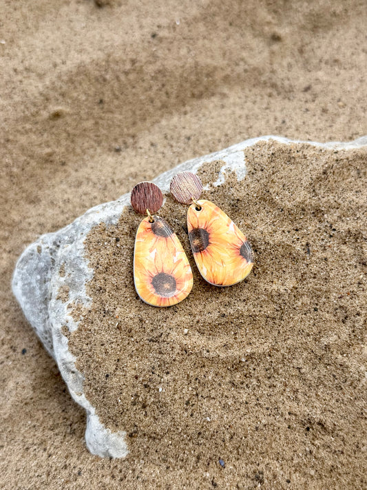 Sun-Kissed Sunflower dangles