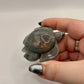 Labradorite turtle carving