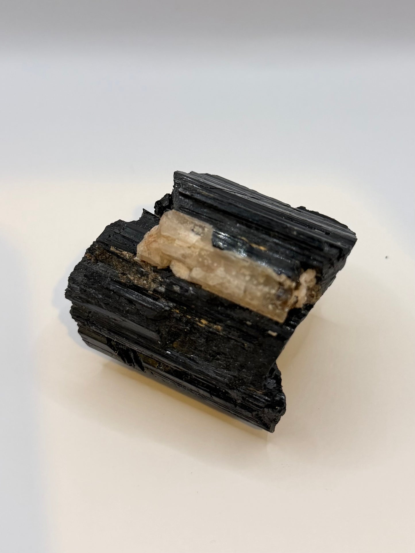 Raw black tourmaline
