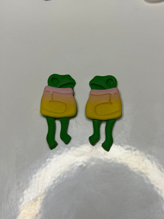 Spring Froggie earrings