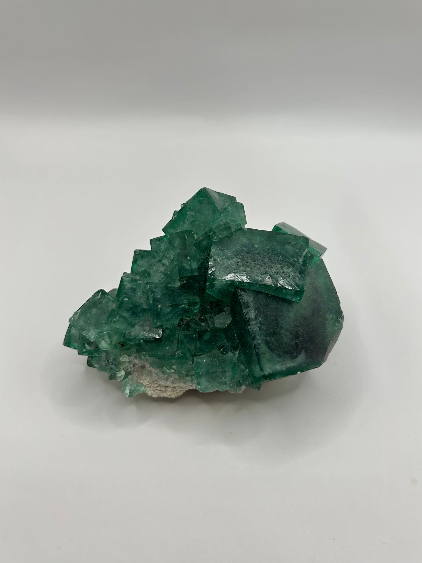 Raw cubic Fluorite chunk