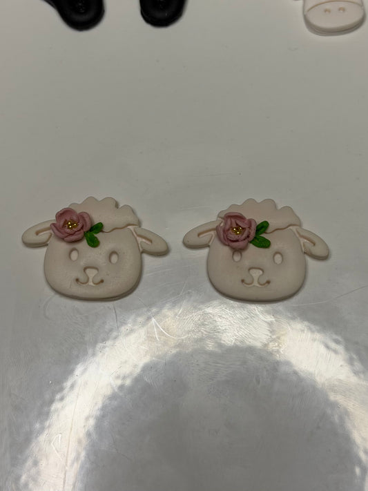Lamb earrings