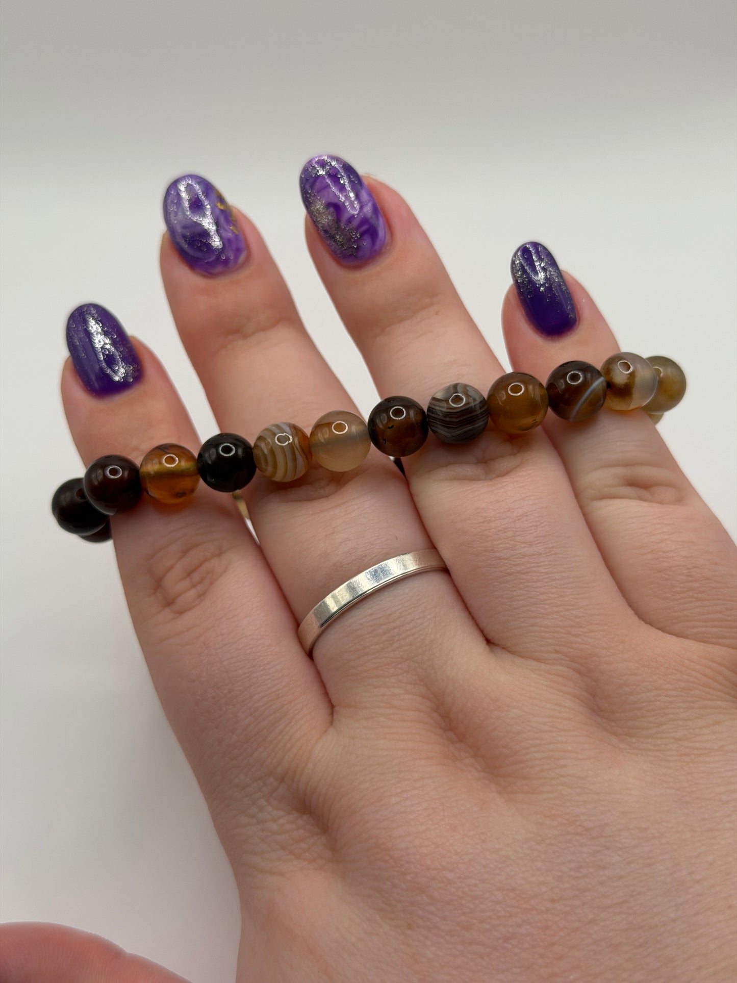 Agate bracelets