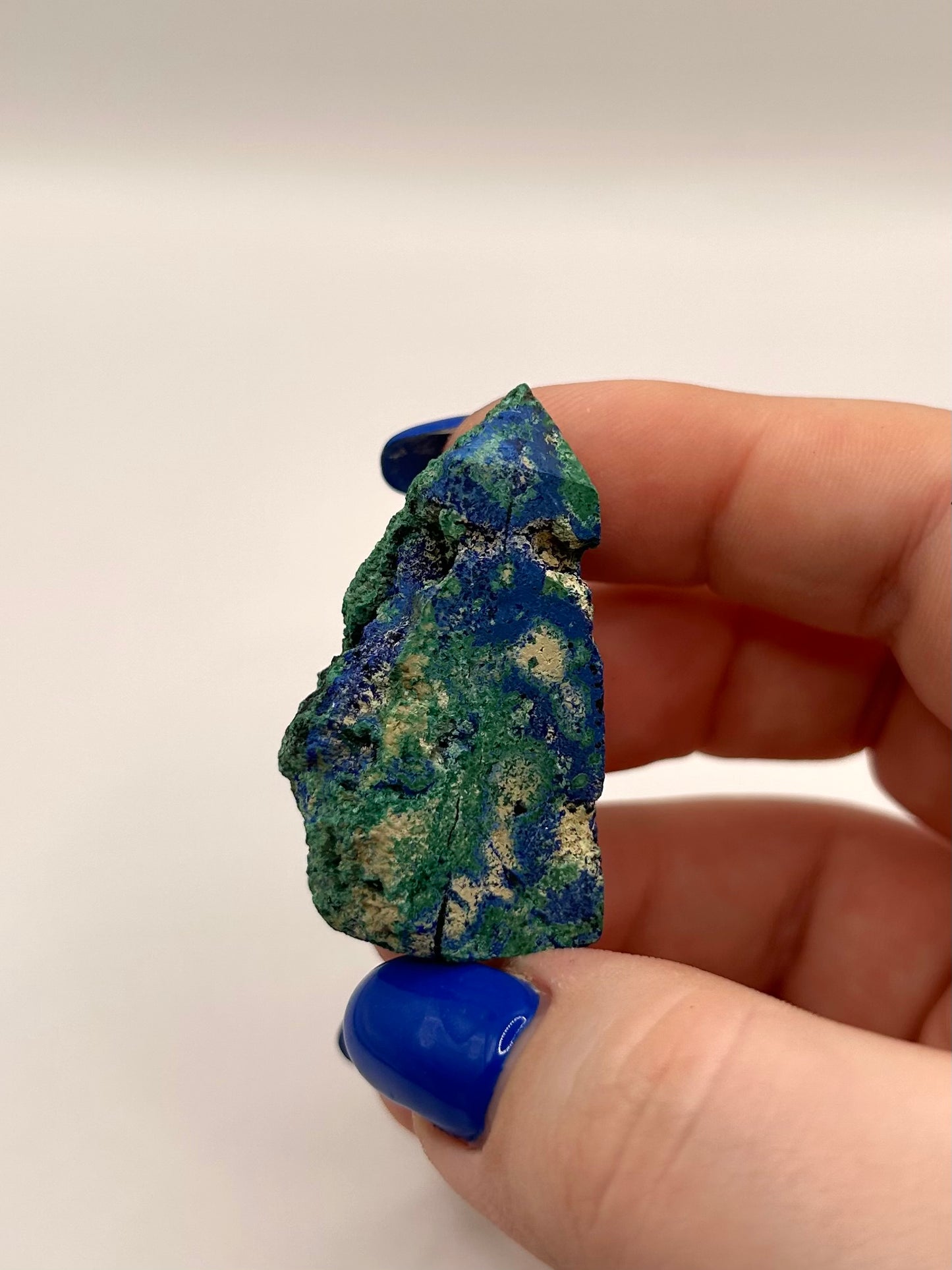 Raw Azurite x Malachite tower