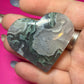 Moss agate heart