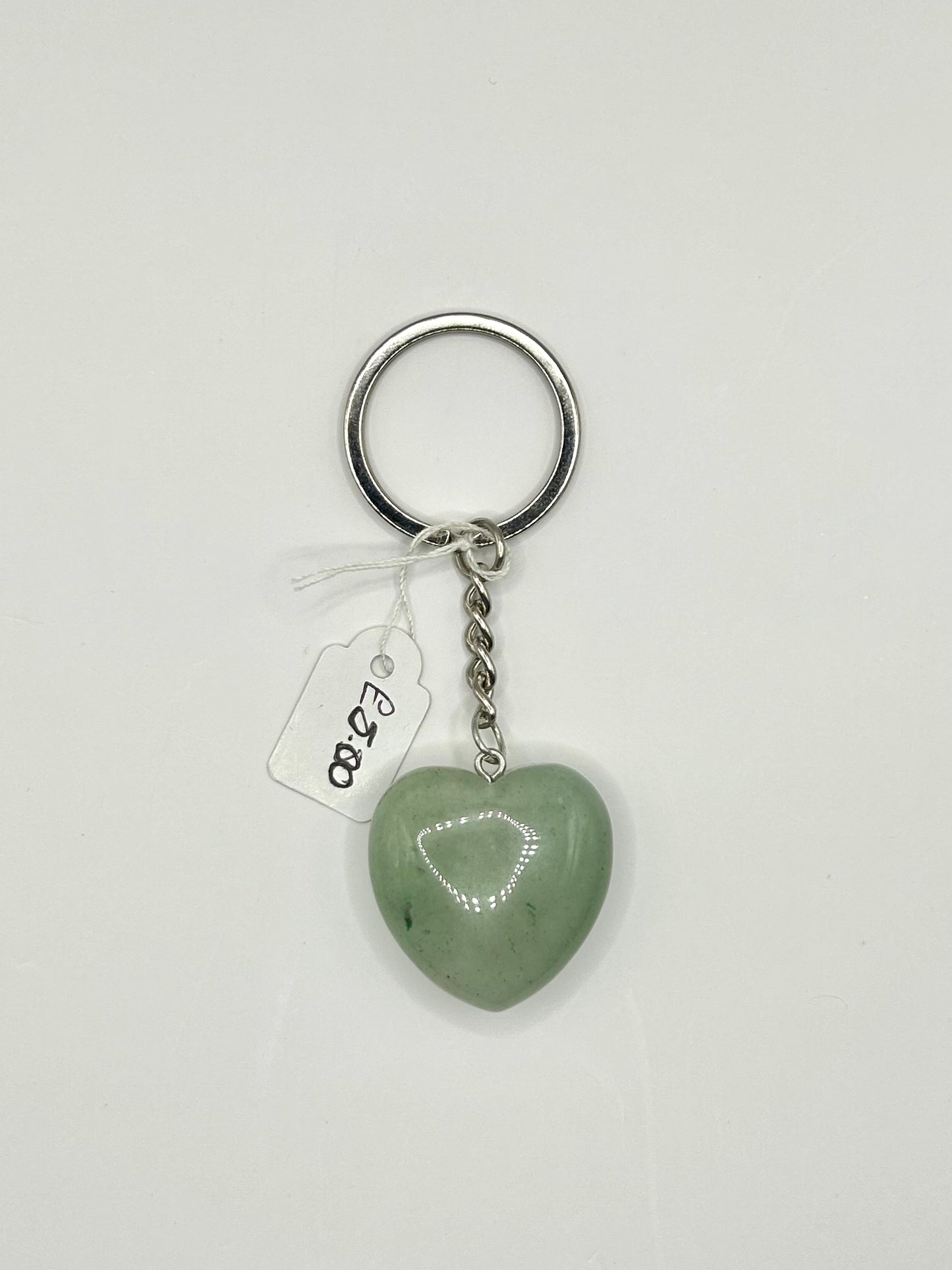 Crystal heart keyrings