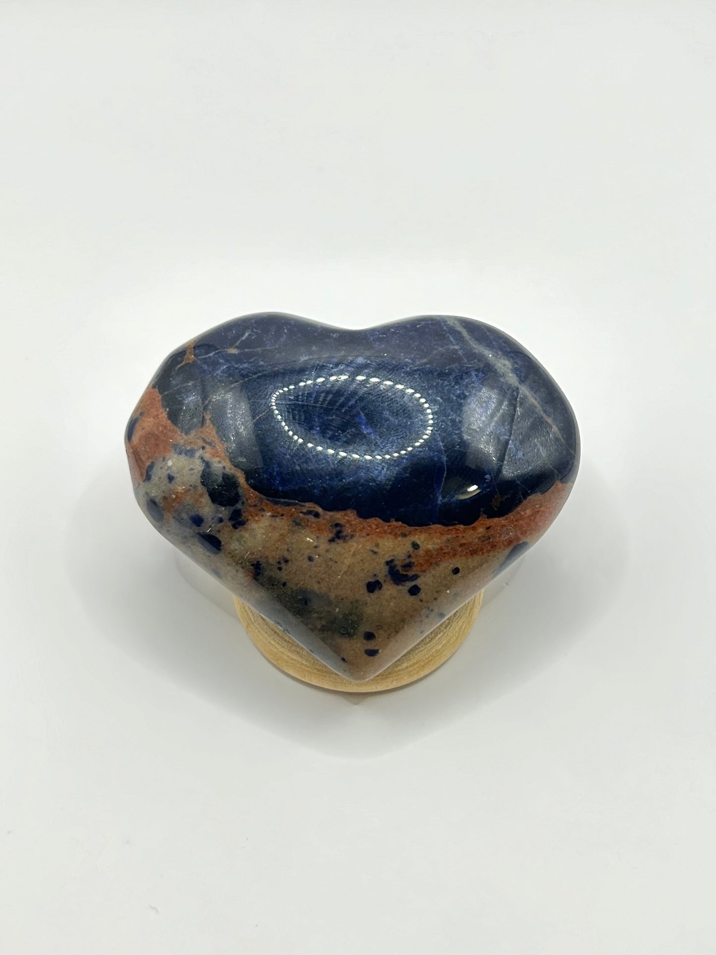 Sunset sodalite heart
