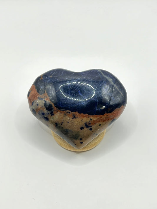 Sunset sodalite heart