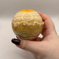 Orange calcite sphere