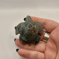 Labradorite turtle carving