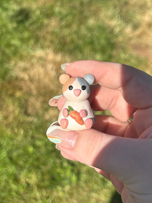 Guinea pig worry sculpture