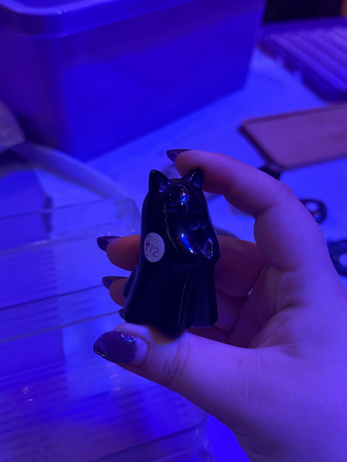Obsidian Cat Ghost